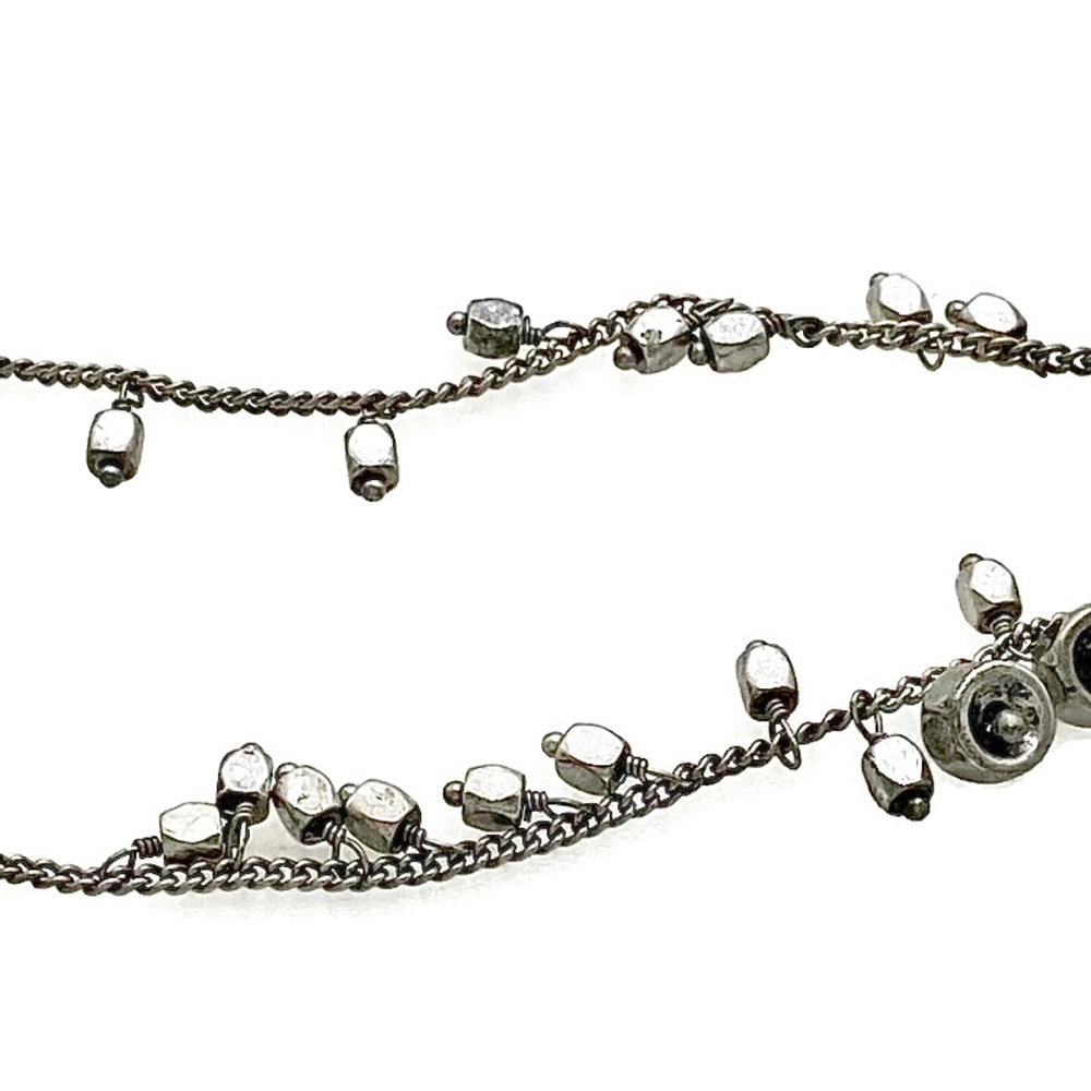 Fossil Silver Tone Hex Nuts Cluster Necklace - image 8